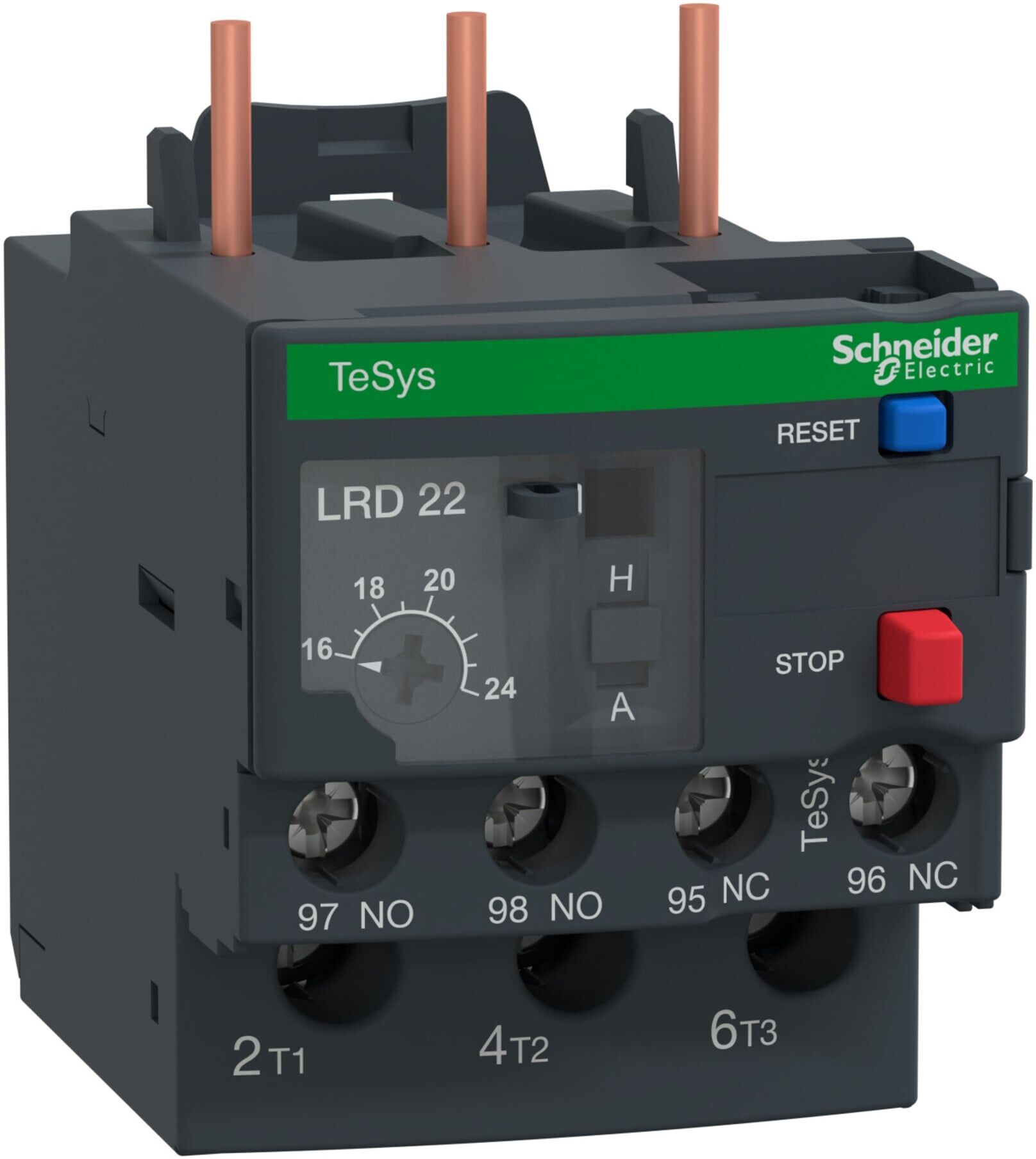 Schneider Electric Motorschutz-Relais LRD22 16-24A)