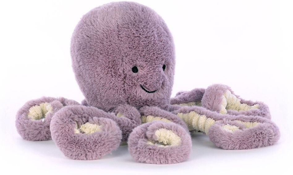 Jellycat Maya Octopus Baby - H : 14 cm x L : 7 cm