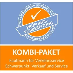 Kombi-Paket Kauffrau für Verkehrsservice Schwerpunkt Verkauf und Service Lernkarten, Schulbücher von M. Rung-Kraus, Jennifer Christiansen