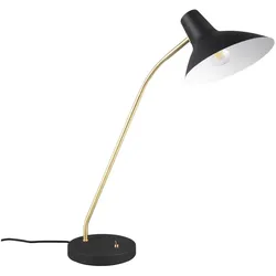 Trio, Tischlampe, TRAVELLER - Tafellamp - Zwart-goud - excl. 1x E27 4 W - Flexibel (E27)