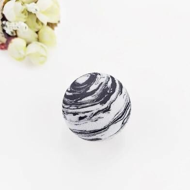 Inspired Living Galaxy EVA Cat Toy Ball For Indoor Self Play black