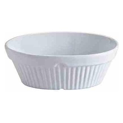 Mason Cash Collection Fine Stoneware Oval Pie and Serving Dish, Ceramic, White, 17 x 12.5 x 6.5 cm (23207782)