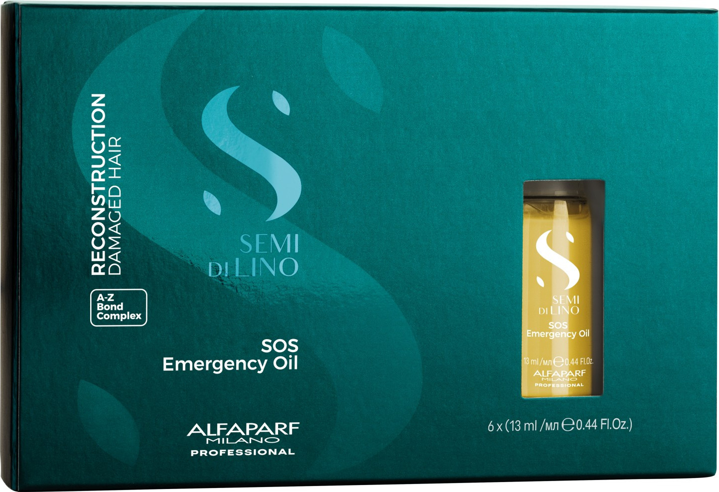 Alfaparf Milano Semi di Lino Reconstruction SOS Emergency Oil 6x13 ml PF027570