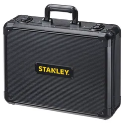 STANLEY Werkzeugkoffer aus Aluminium mit robusten Metallverschlüssen, 142-teilig - STMT98109-1