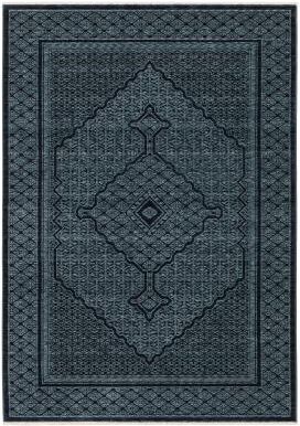 Style Haven Caiden Global Center Medallion Blue/Teal Area Rug
