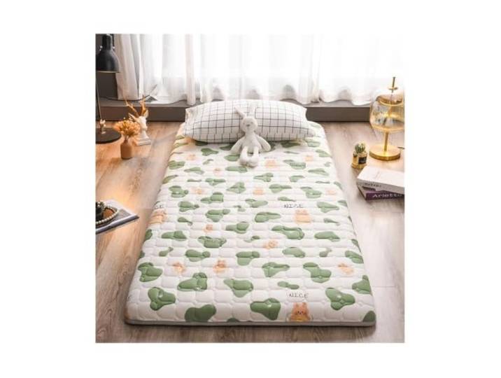 ASMJHQCLW Japanische Futon-Matratze aus Baumwoll-Polyester Mehrfarbige, mehrere Größen Camping-Schlafzimmer-Yoga: faltbare Bodenmatte(A,100x200cm/39x79in)