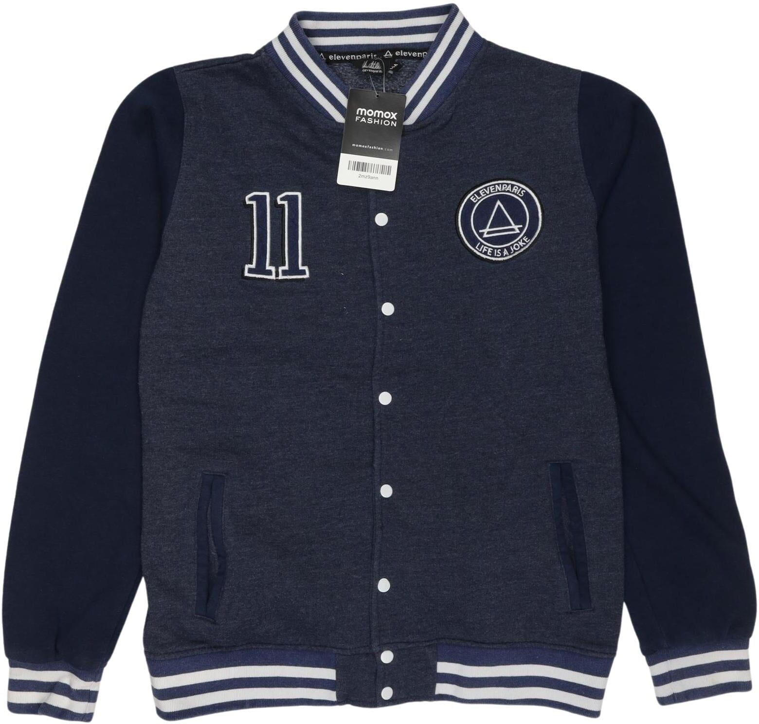 Eleven Paris Jungen Jacke oder Mantel, Marineblau, Gr. EU 158 (US 14), Synthetik / Baumwolle - Second Hand