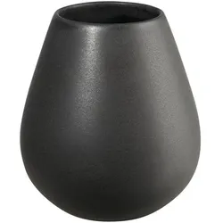 ASA Selection Vase Ease 18 cm Steingut Schwarz