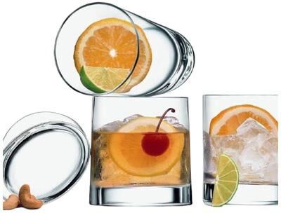 Luigi Bormioli Set of 6 Veronese DOF Glasses - 11.5 Oz