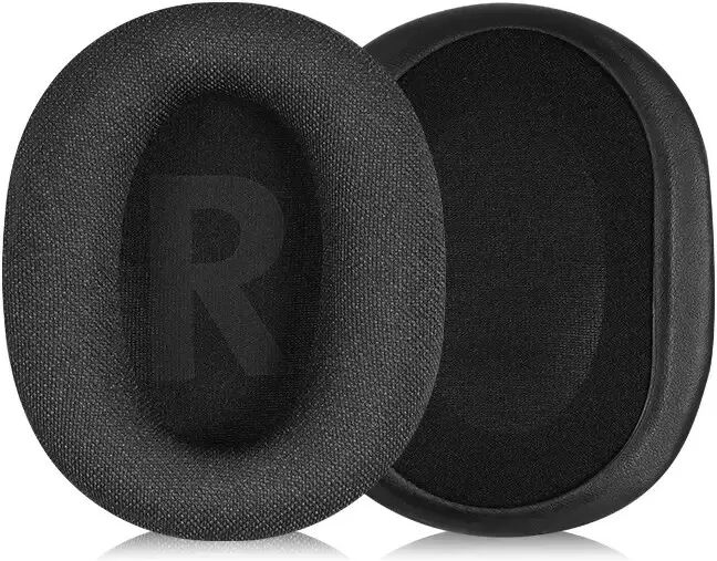 INF Schwarze Baumwoll-Ohrpolster für Logitech G PRO X (2er-Pack)