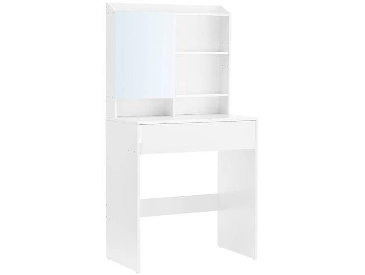 Schminktisch mit Spiegel LUNAVI 70x40 cm, weiß