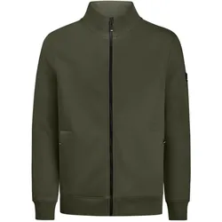 Sweatjacke "EUGEN" - S - oliv