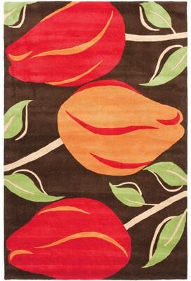 SAFAVIEH Handmade Soho Kerti Tulips N.Z. Wool Rug