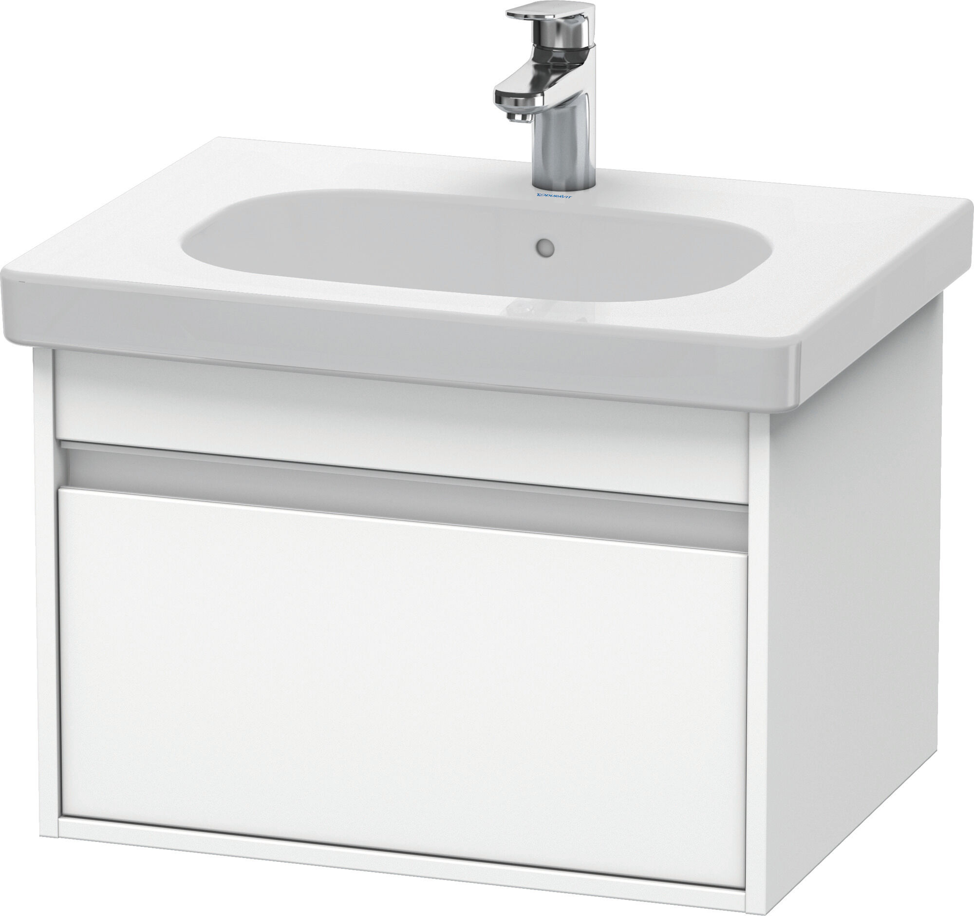 Ketho Duravit KT667001818 60x41x45,5 cm, blanc mat, pour D-Code 034265