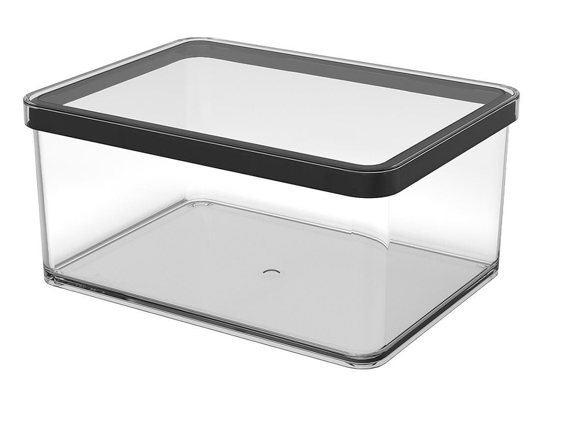Rotho LOFT voedselcontainer 2,25 l - zwart