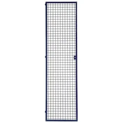 HP Autozubehör, Regal Zubehör, Gittertür LOGS 240 H1970xB540mm blau RAL 5022 abschliessbar