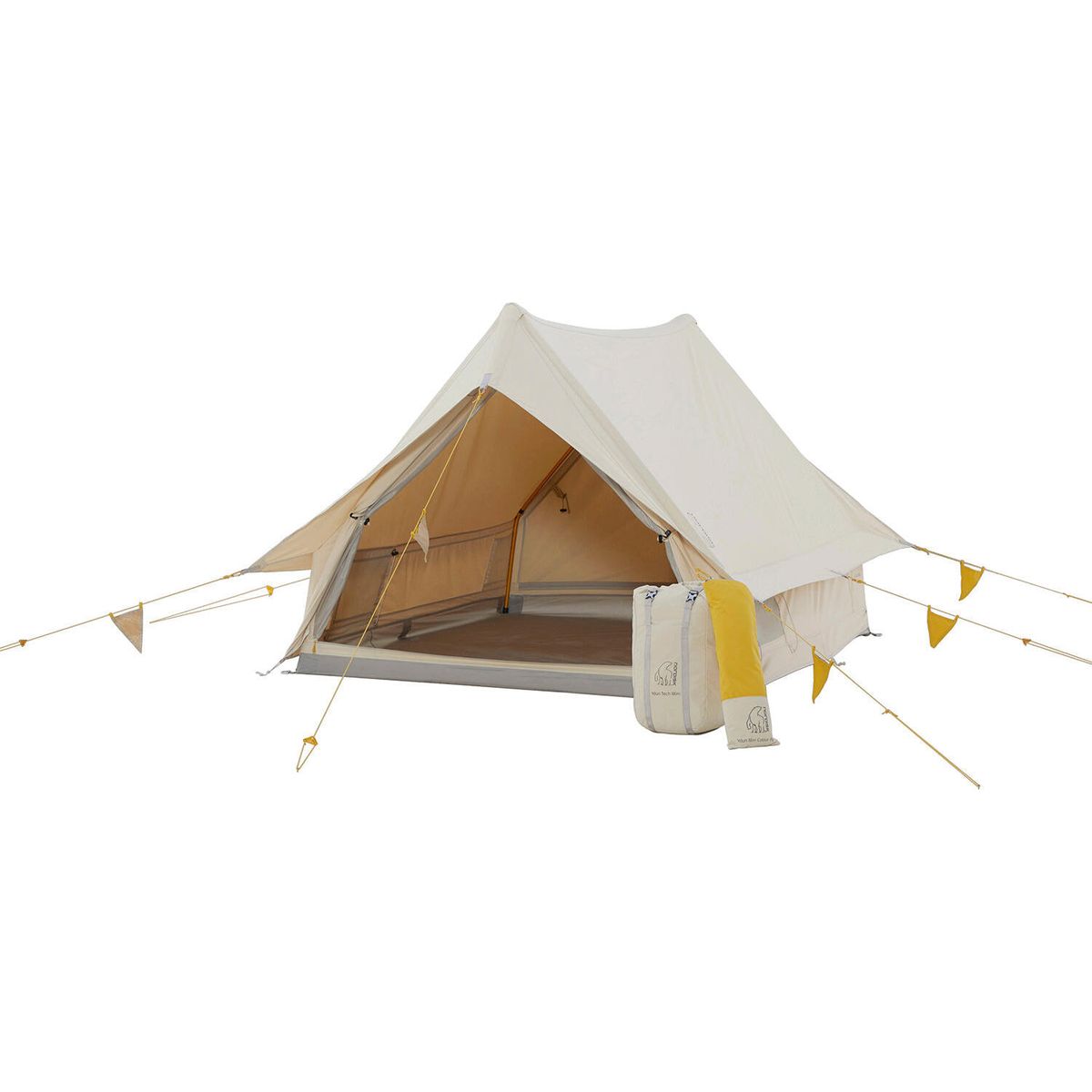 Nordisk Ydun Tech Mini Tent Incl. Colour Pack mustard yellow 10921459-102