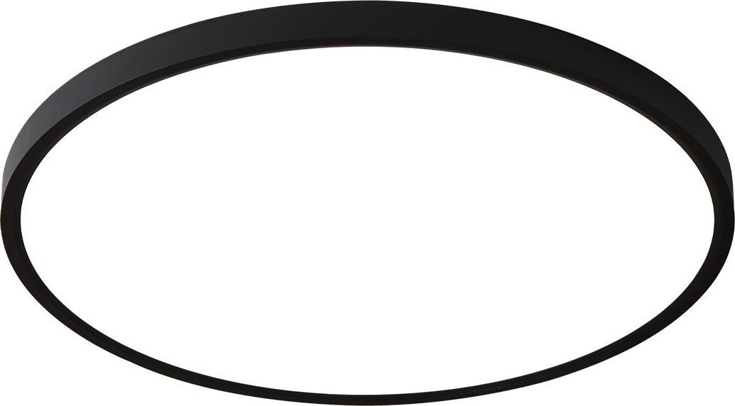 Light Prestige Moderne Ronde LED Plafondlamp - Zwart - Diameter: 40 cm