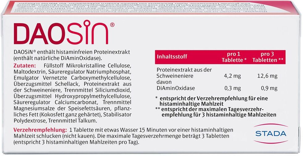 2x Daosin Tabletten 2x120 St