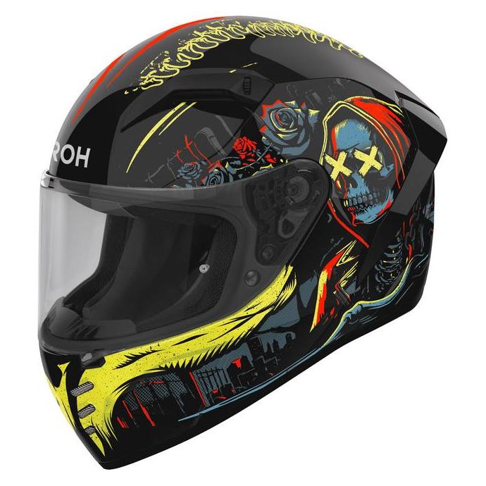 Airoh Connor Doppelgesichts-Glanz-Motorradhelm (M) (69465119)