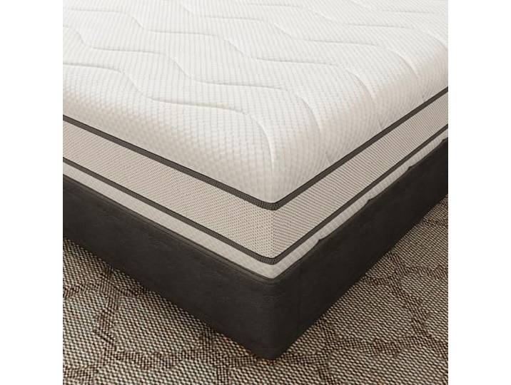 EGOHOME Gel Matratze 140x200 cm H2, 7-Zonen Kaltschaummatratze 18 cm 2 in 1 Wendbare Gel-Visco-Matratze, Rollmatratze 140x200cm - Erholsamen Schlaf, Rückenschoner, Bezug abnehmbar & waschbar
