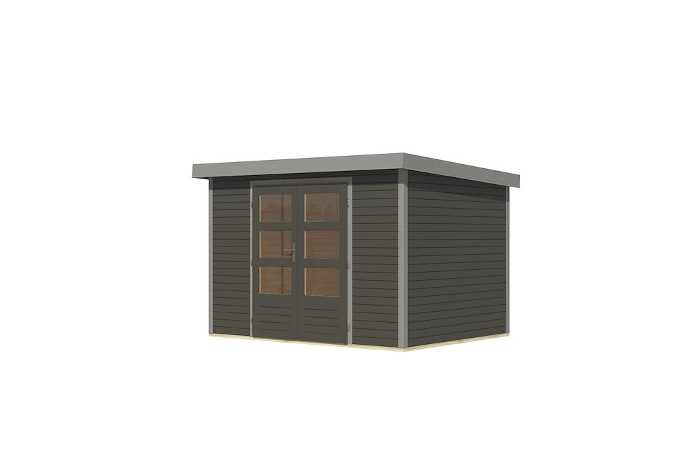 KARIBUHOLZT GH Jupiter 4 B 302x217x211cm terragrau graualu 16988245