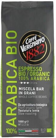 caffeVergnano Caffè Vergnano - 100% Arabica Bio-kaffeebohnen 1 Kg - MaxiCoffee