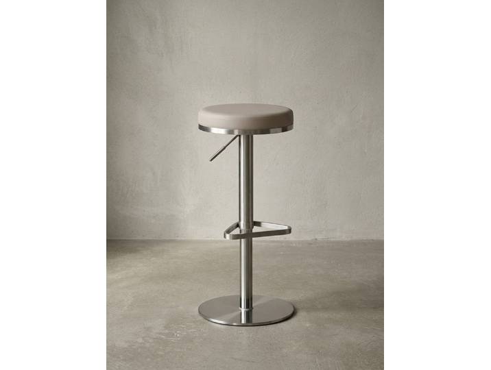 KADIMA DESIGN Barhocker Tresenhocker ELBE - Gepolsterter Sitz, Fußablage, 110 kg Belast, Höhenverstellbar