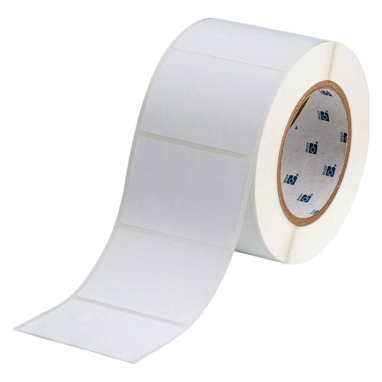 Brady THT-19-438-1, metallisierter Polyester, fälschungssicher, 76,2 x 50,8mm, permanent, 1-bahnig (81.28 mm) (030184)
