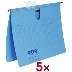 OTTO Office Hängehefter - 5 Stück blau, 31.8x25.1 cm
