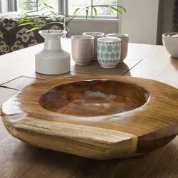die Faktorei »Teakholz« Schale Premium