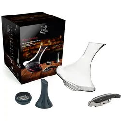 PEUGEOT Geschenkset WINE SERVICE Dekanter Reinigungskugeln Korkenzieher Wein