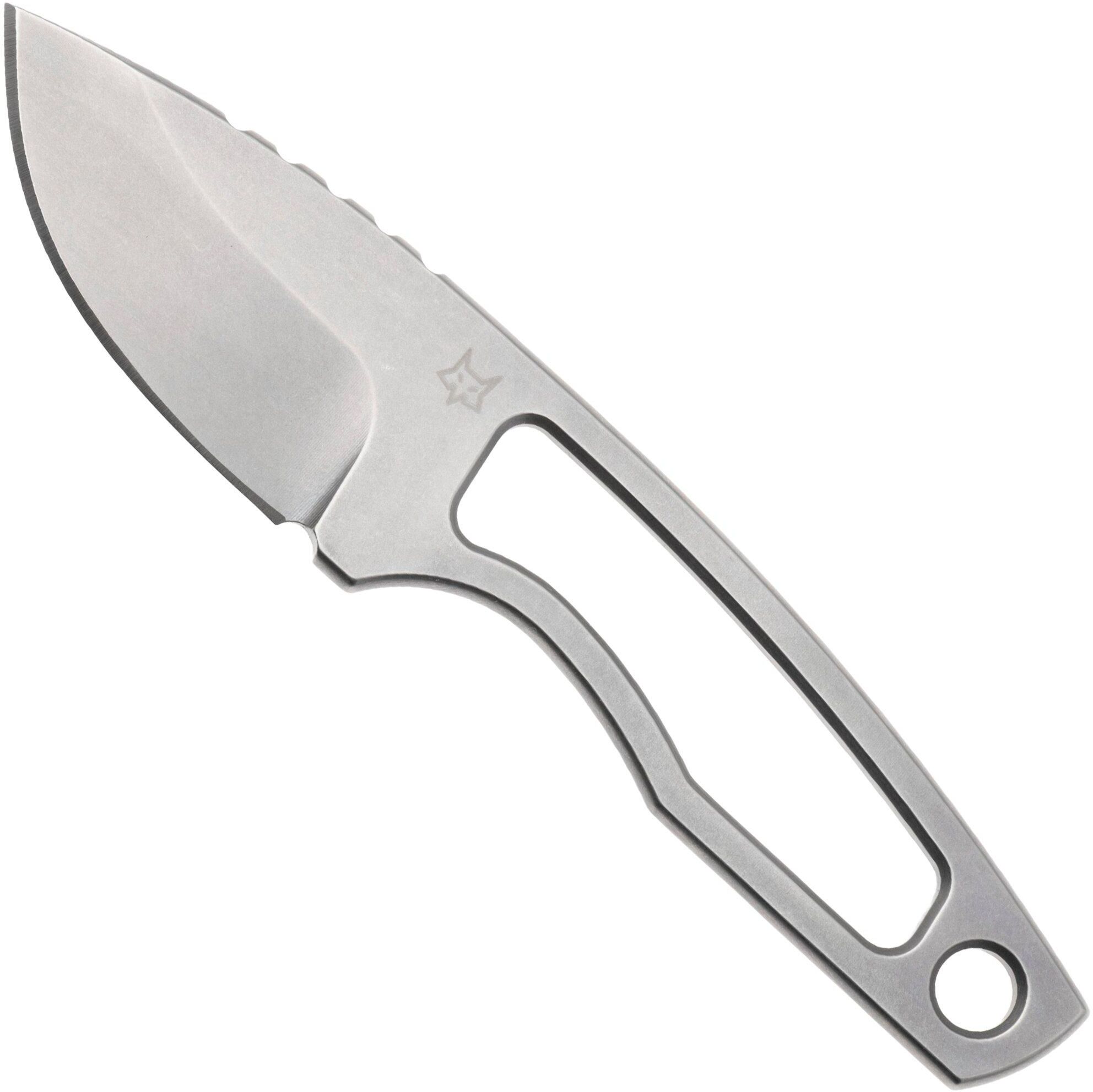 Fox Knives KS Short FX-626, Stone Washed Niolox coltello da collo, GZ Tactical design