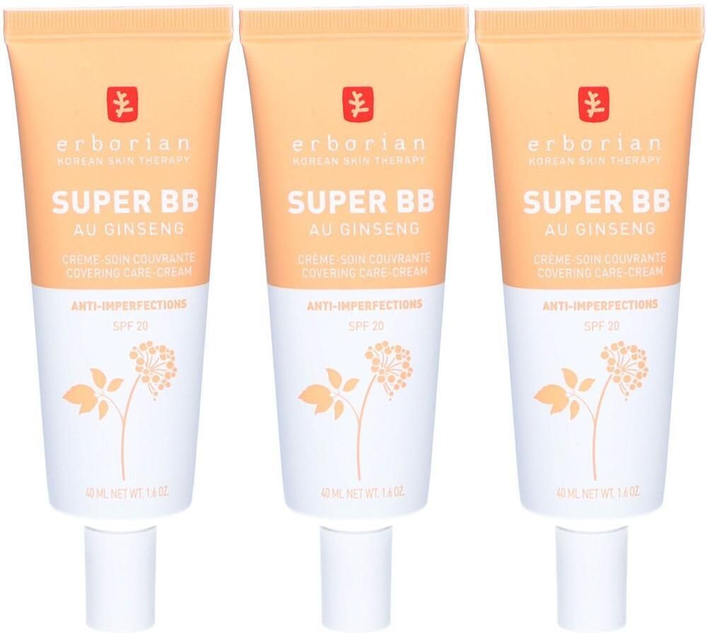 erborian Korean Skin Therapy Super BB dore x3 3x40 ml