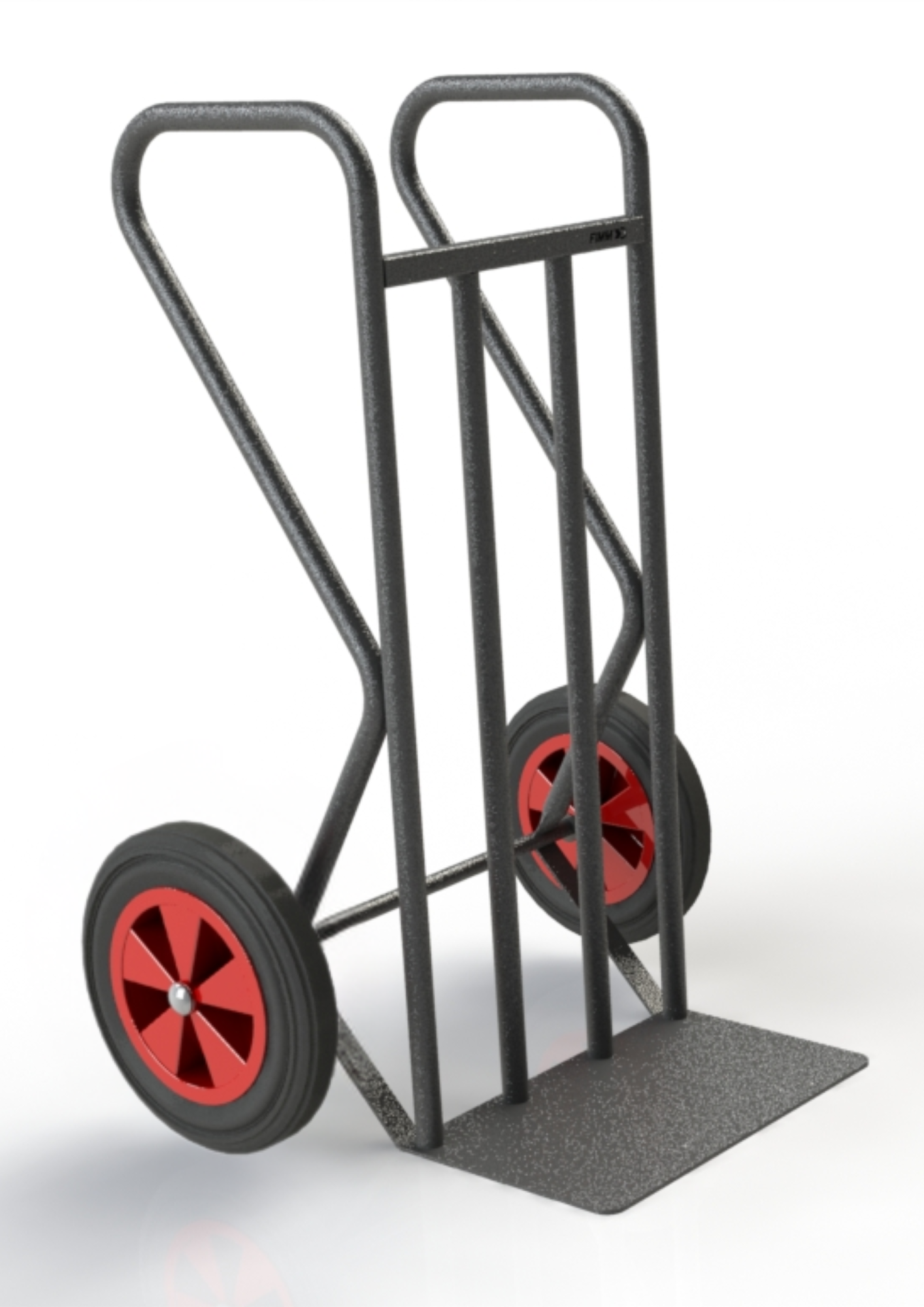 FIMM B-Ware Bau Sackkarre 400 kg Tragkraft mit Gummi Reifen [Sonderaktion]