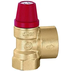 Caleffi CA Membran-Sicherheitsventil 3/4Zoll x 1Zoll, 3 bar für Heizung