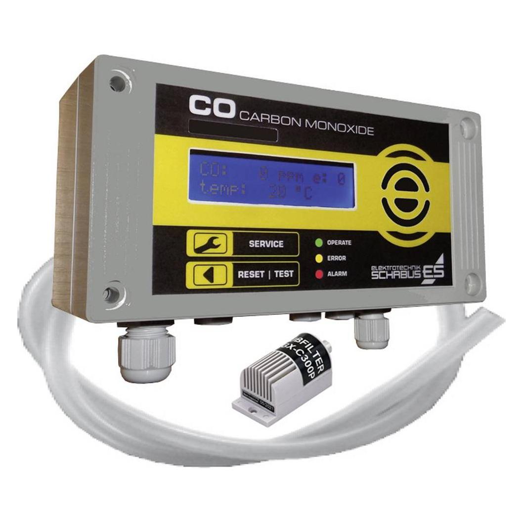 Schabus Gasmelder Professionelles CO Warngerät GX C300P (300256)