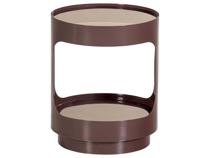 Beistelltisch SERO Glas rund 45 x 37 x 37 cm pulverbeschichtet...