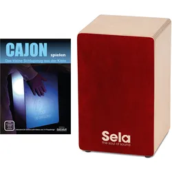 Sela SE 165 Primera Cajon Red Set inkl. Cajonschule