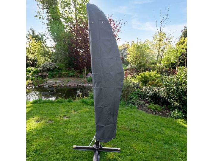 Deluxe Schutzhaube für Ampelschirme, anthrazit, 265x40/70/50cm