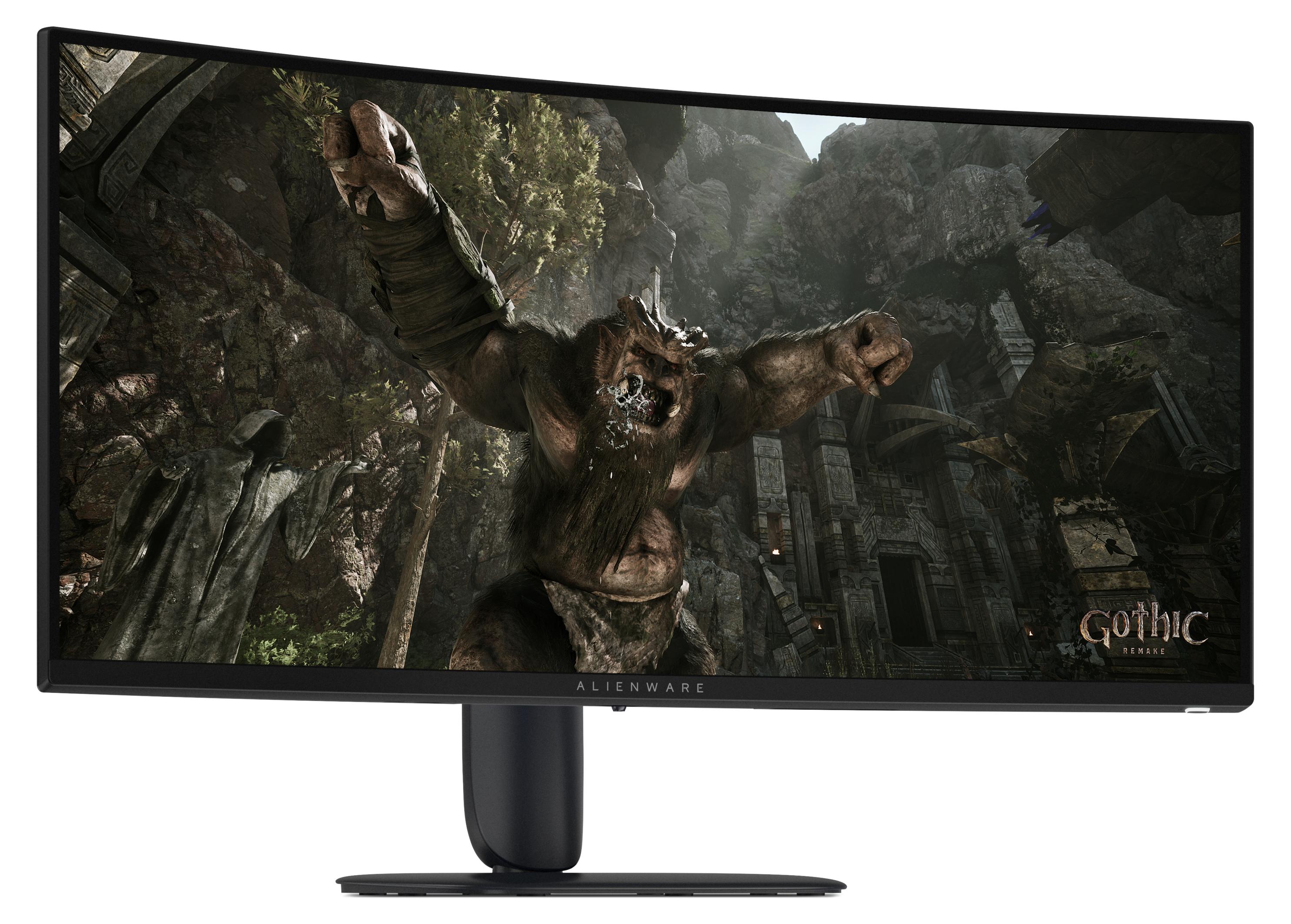 Alienware AW3426DWM, 86,4 cm (34"), 3440 x 1440 Pixel, 4K Ultra HD, LCD, 1 ms, Schwarz