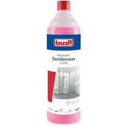 Buzil Bucasan Sanibreeze 1 L mit Geruchsblocker Sanitärunterhaltsreiniger auf Säurebasis mit Geruchsblocker