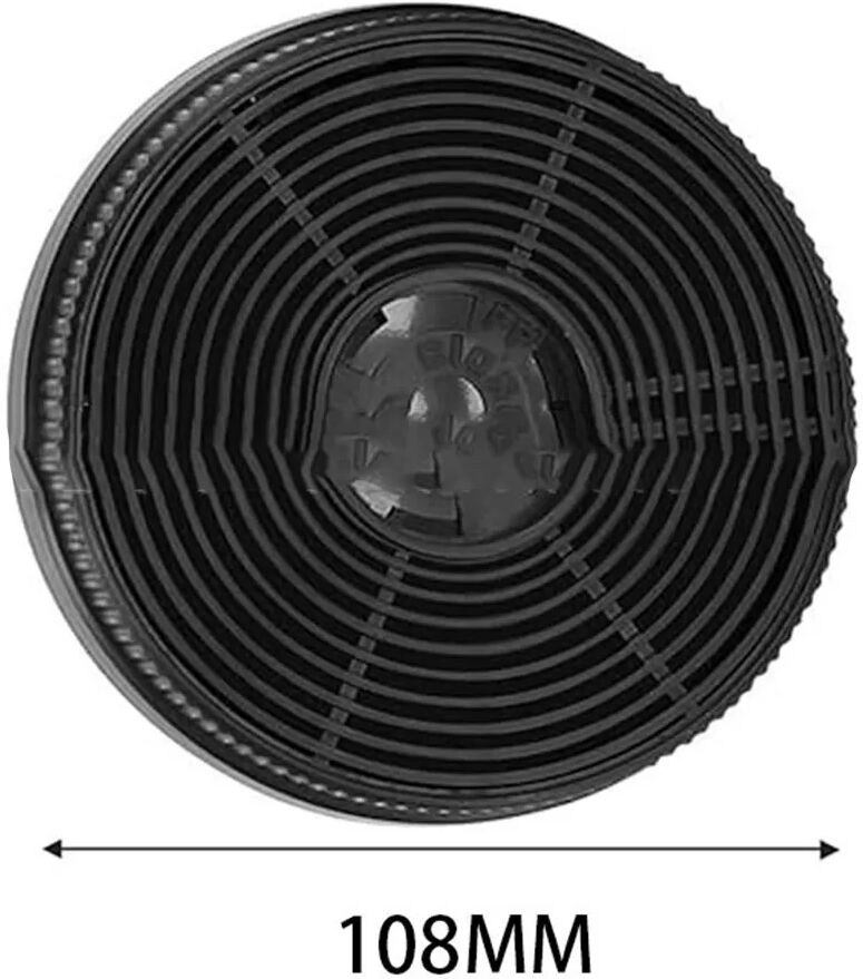 INF Filtres à charbon actif pour hotte 2 pièces - ABS+charbon actif, filtre graisses et fumées, pour hottes à recyclage,