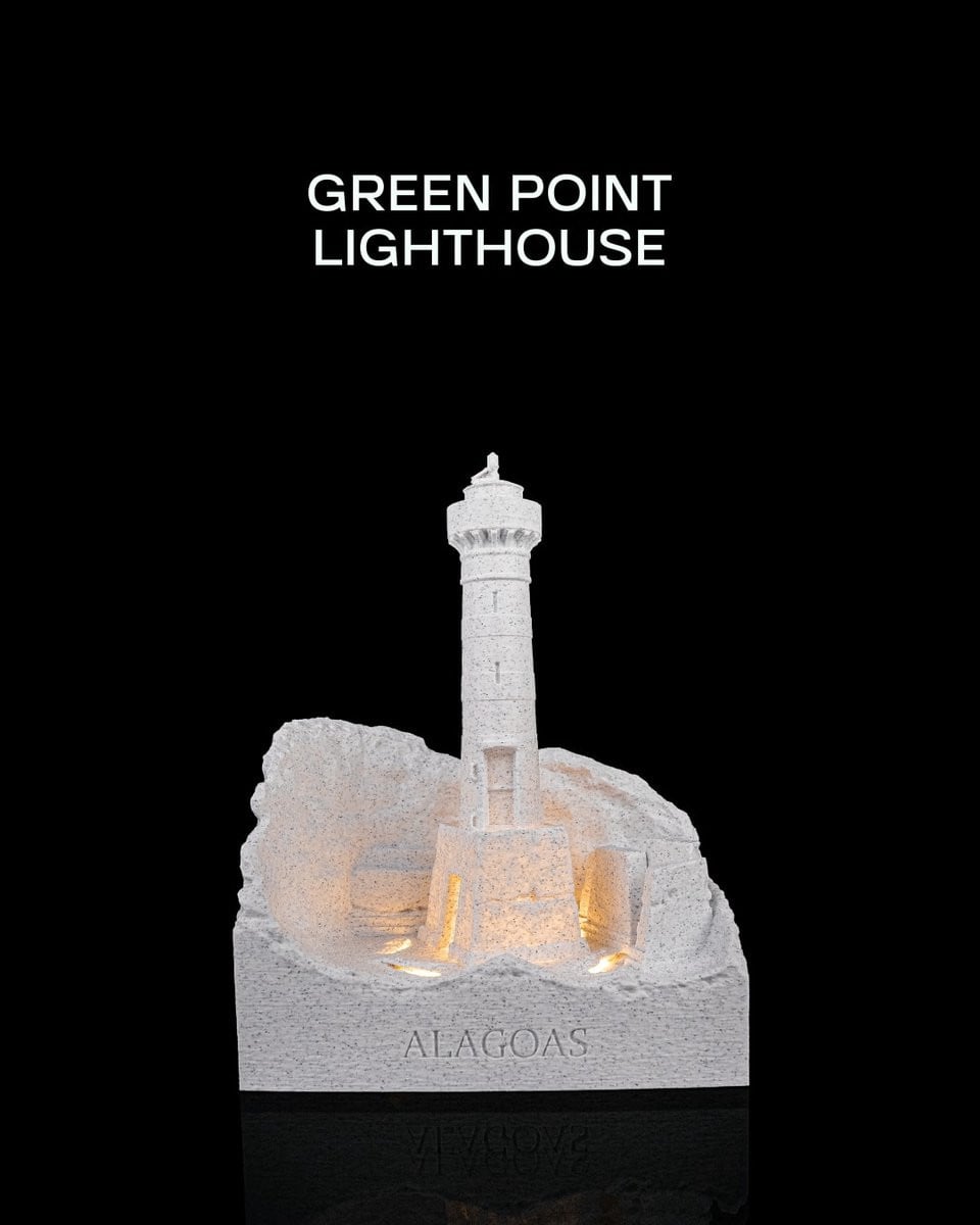 Green Point Lighthouse Architectuur decoratiemodel voor interieurdecoratie en bureau decoratie