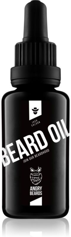 Angry Beards Jack Saloon Beard Oil huile pour barbe 30 ml