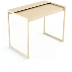 Metallbude Schreibtisch Donna Stahl Cashew