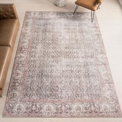 Nuloom Hillstone Collection Traditional Vintage Medallion Area Rug