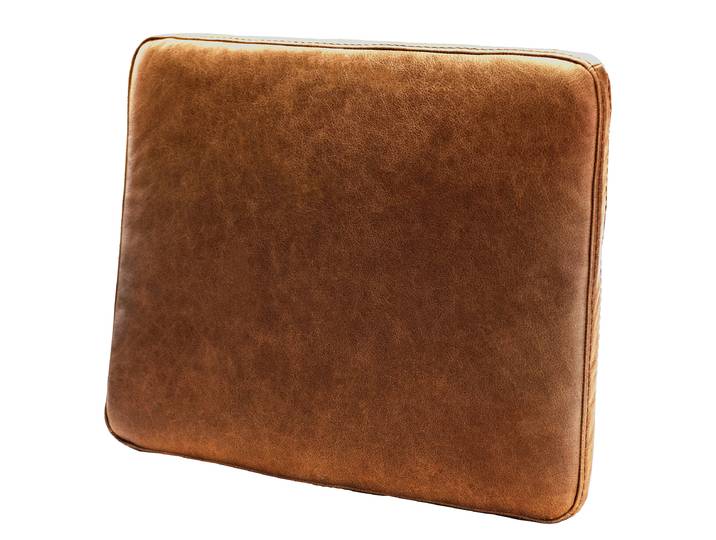Coussins Marron 52 x 42 x 7cm Cuir reconstitué Esha