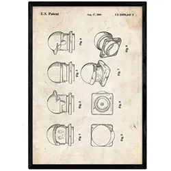 POSTER Kopfpatent A3 Rahmenlos