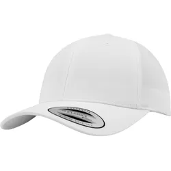Flexfit Curved Classic Snapback Cap, white